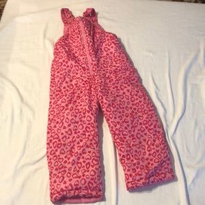 Oshkosh b’gosh girls snow bib size 5T